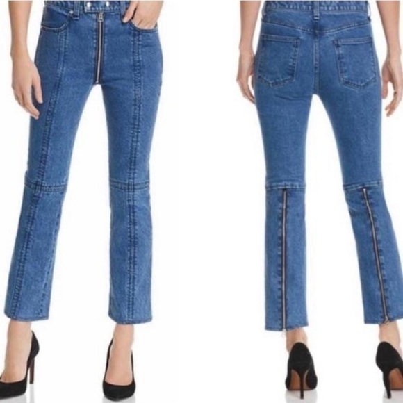 Rag & Bone Blue Bain Iver‎ Capri Jeans - Picture 1 of 11